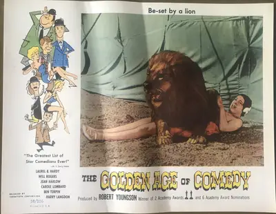 Golden Age of Comedy Lobby Card Set Of 8 image 4