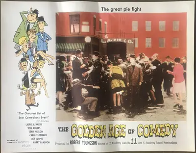 Golden Age of Comedy Lobby Card Set Of 8 image 6
