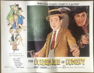 Golden Age of Comedy Lobby Card Set Of 8 image 7