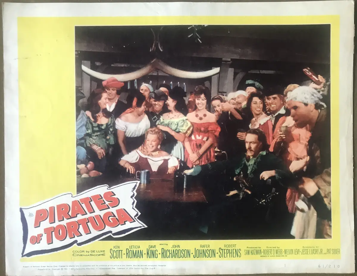 Pirates of Tortuga Lobby Card Set Of 8