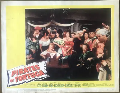 Pirates of Tortuga Lobby Card Set Of 8 image 1