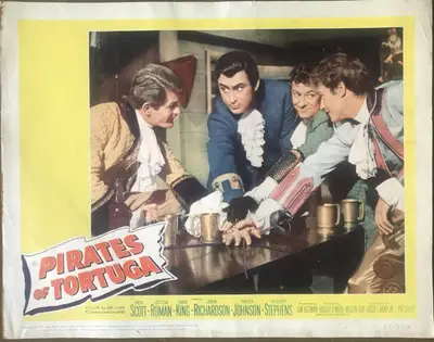 Pirates of Tortuga Lobby Card Set Of 8 image 2