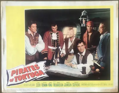 Pirates of Tortuga Lobby Card Set Of 8 image 3