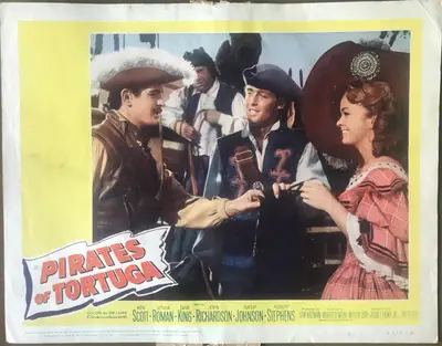 Pirates of Tortuga Lobby Card Set Of 8 image 5