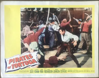 Pirates of Tortuga Lobby Card Set Of 8 image 6