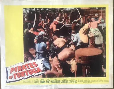 Pirates of Tortuga Lobby Card Set Of 8 image 8