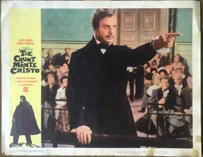 Count of Monte Cristo Lobby Card Set Of 8 image 7