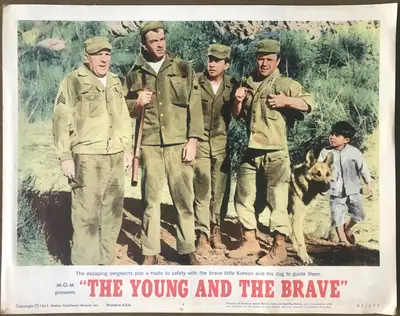 Young and the Brave Lobby Card Set Of 8 image 5