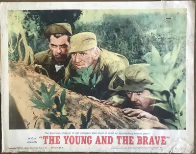 Young and the Brave Lobby Card Set Of 8 image 6