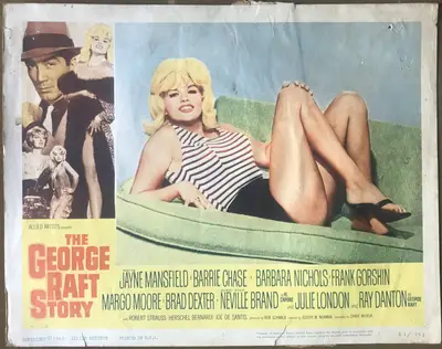 George Raft Story Lobby Card Set Of 8 image 1