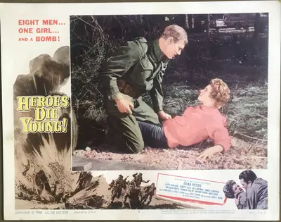 Heroes Die Young Lobby Card Set Of 8 image 3
