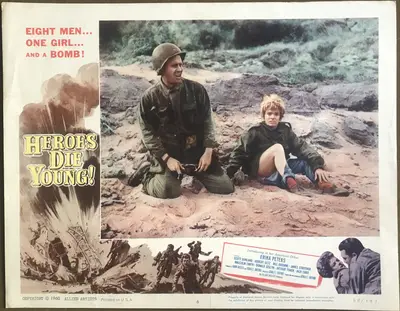 Heroes Die Young Lobby Card Set Of 8 image 6