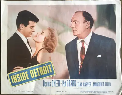 Inside Detroit Lobby Card Set Of 8 image 4