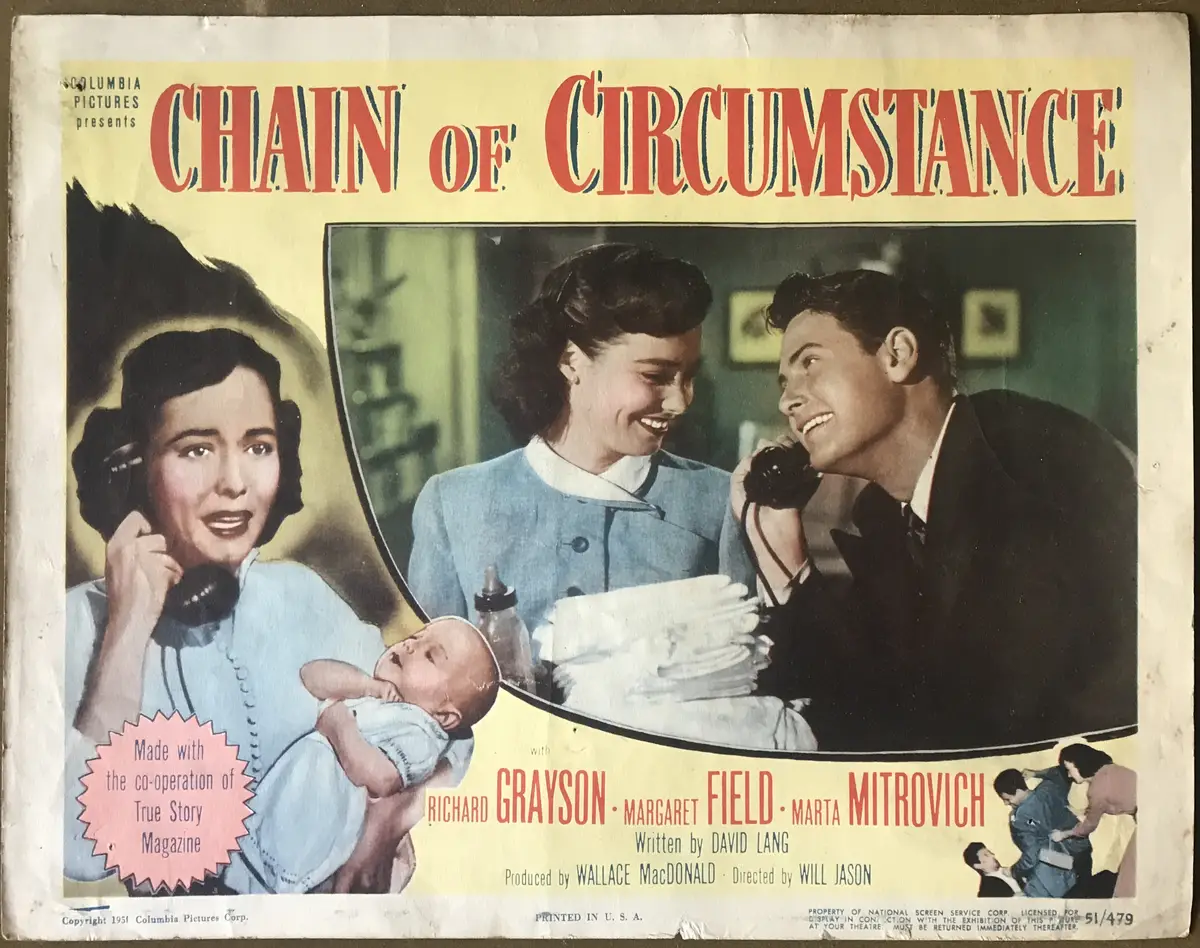 Chain of Circumstance Lobby Card Set Of 8