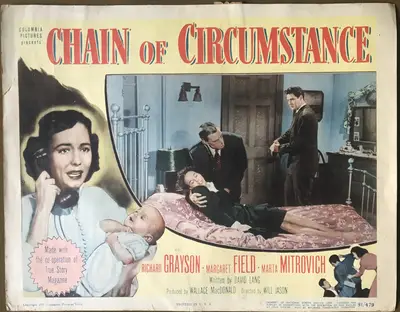 Chain of Circumstance Lobby Card Set Of 8 image 3