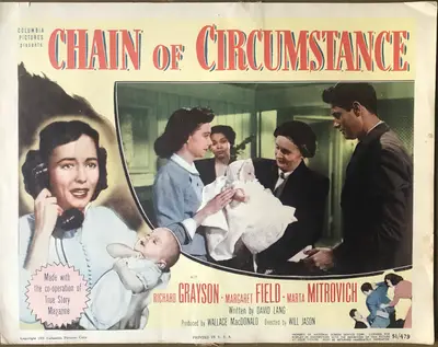 Chain of Circumstance Lobby Card Set Of 8 image 5