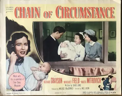 Chain of Circumstance Lobby Card Set Of 8 image 6