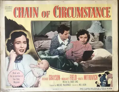 Chain of Circumstance Lobby Card Set Of 8 image 7