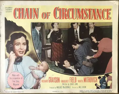 Chain of Circumstance Lobby Card Set Of 8 image 8