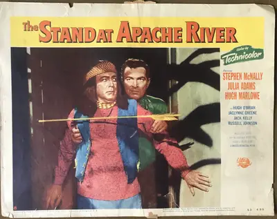 Stand at Apache River Lobby Card Set Of 8 image 2