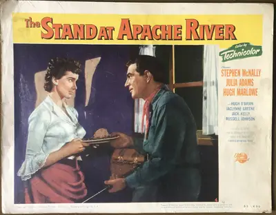 Stand at Apache River Lobby Card Set Of 8 image 3