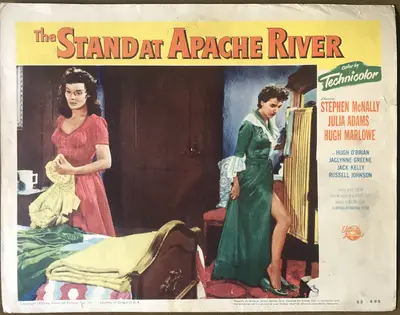 Stand at Apache River Lobby Card Set Of 8 image 6
