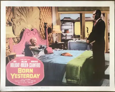 Born Yesterday 1961 Re-Release Lobby Card Set Of 8 image 4