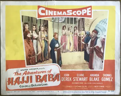 Adventures of Hajji Baba Lobby Card Set Of 8 image 2