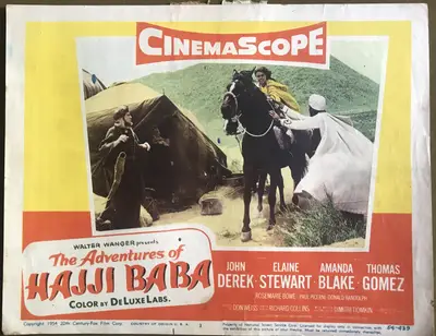 Adventures of Hajji Baba Lobby Card Set Of 8 image 3