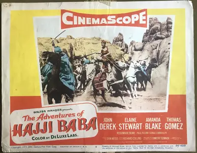 Adventures of Hajji Baba Lobby Card Set Of 8 image 4