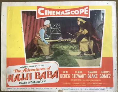 Adventures of Hajji Baba Lobby Card Set Of 8 image 5