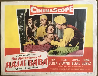 Adventures of Hajji Baba Lobby Card Set Of 8 image 7