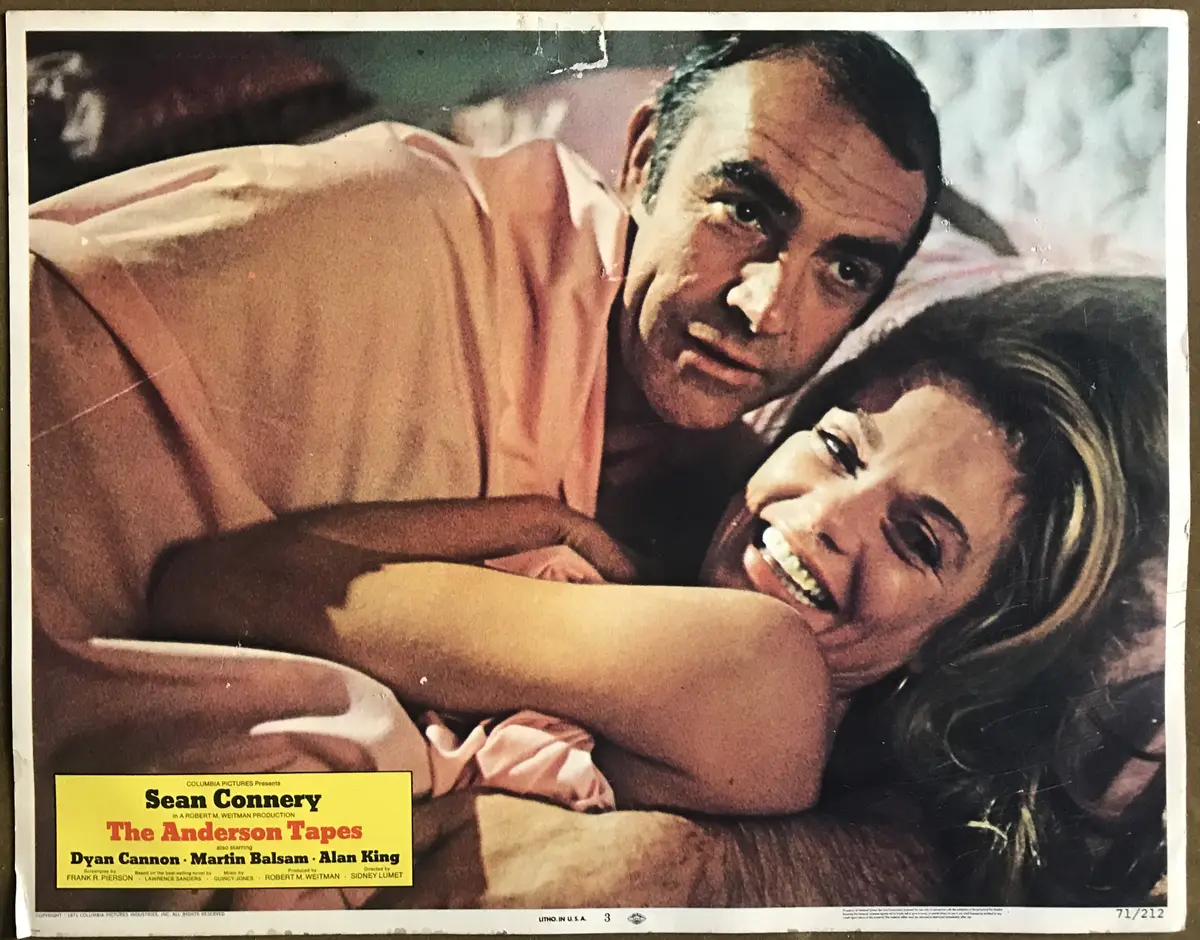Anderson Tapes Lobby Card Set of 8