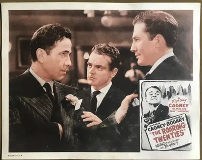Roaring Twenties 1950's Re-Release Lobby Card Set of 4 image 3