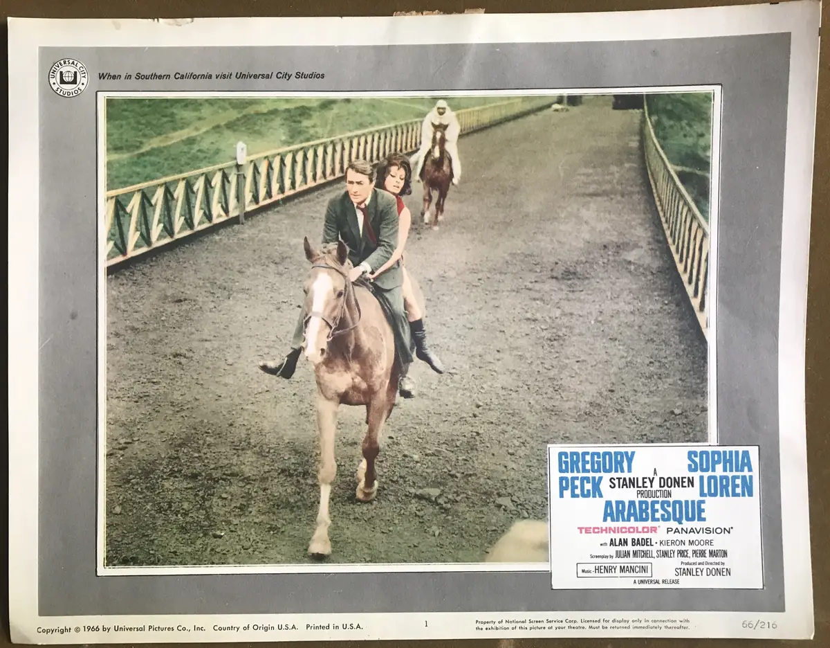 Arabesque Lobby Card Set Of 8