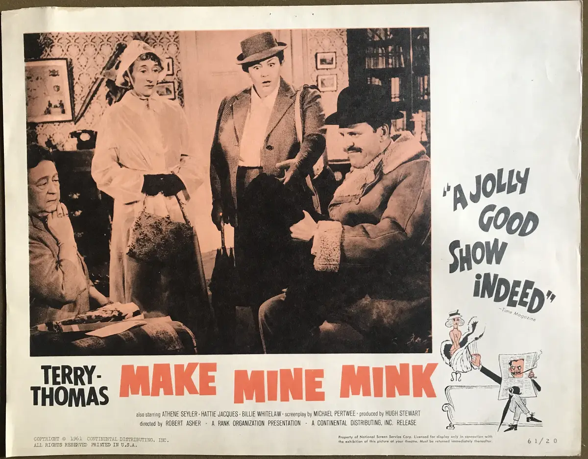 Make Mine Mink Lobby Card Set Of 8