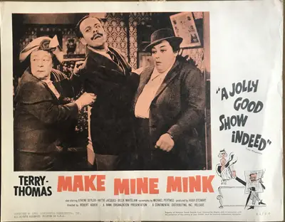 Make Mine Mink Lobby Card Set Of 8 image 2