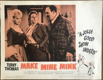 Make Mine Mink Lobby Card Set Of 8 image 3