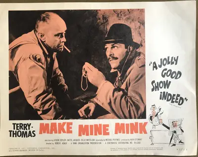 Make Mine Mink Lobby Card Set Of 8 image 5
