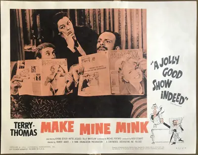 Make Mine Mink Lobby Card Set Of 8 image 6