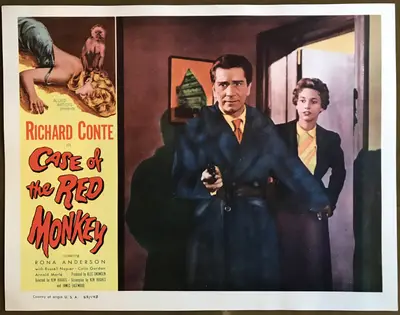 Little Red Monkey LobbyCard Set Of 8 image 4