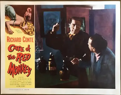 Little Red Monkey LobbyCard Set Of 8 image 8