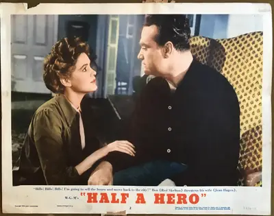 Half a Hero Lobby Card Set of 8 image 3
