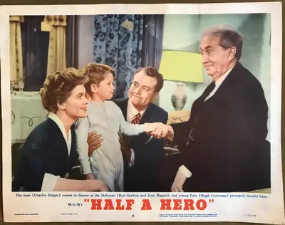 Half a Hero Lobby Card Set of 8 image 4