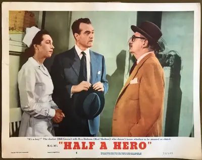 Half a Hero Lobby Card Set of 8 image 5