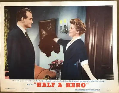 Half a Hero Lobby Card Set of 8 image 7