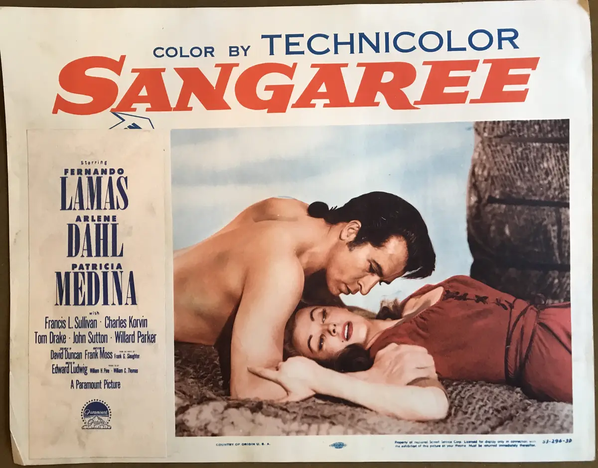 Sangaree Lobby Card Set Of 8