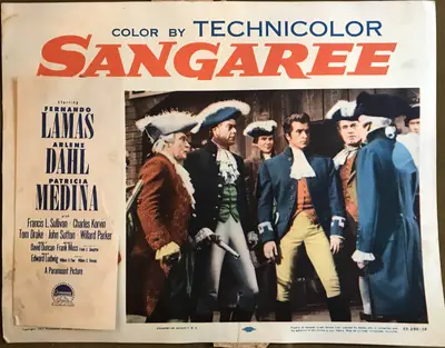 Sangaree Lobby Card Set Of 8 image 2