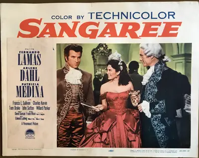 Sangaree Lobby Card Set Of 8 image 8