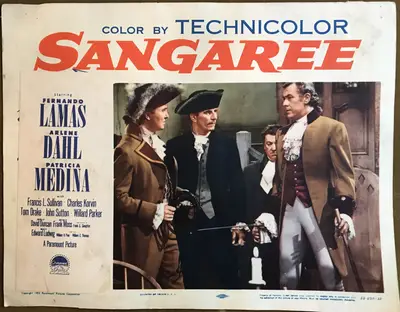 Sangaree Lobby Card Set Of 8 image 9